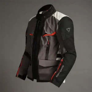 Royal Enfield Men’s Darcha Pro Riding Jacket Grey with CE Level 2 armor