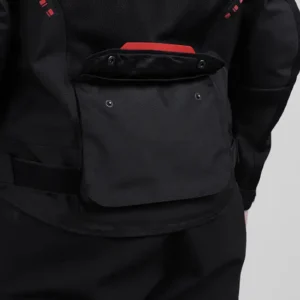 Royal Enfield Eco Windfarer Riding Jacket Black with CE Level 2 armor and breathable mesh design