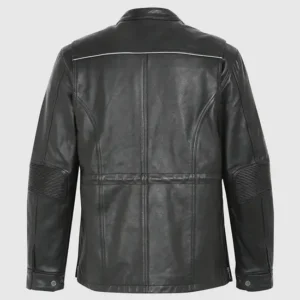 Royal Enfield Forge Riding Jacket Black – CE Level 2 Leather Protective Motorcycle Jacket
