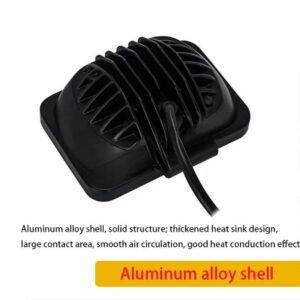 HJG W11 Classic 4x5 inch square LED fog light with white and amber DRL