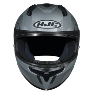 HJC C10 Aspa Helmet Grey Silver full face helmet with wide visor and ECE 22.06 certification