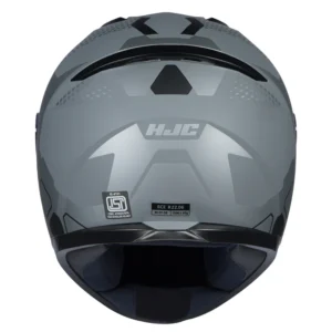 HJC C10 Aspa Helmet Grey Silver full face helmet with wide visor and ECE 22.06 certification