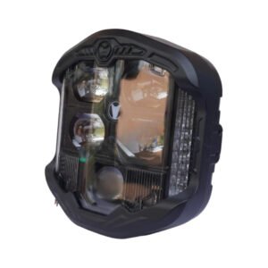 HJG God’s Eye 5 Lens Projector LED Fog Light with Red DRL for Bike Car SUV