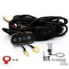 HJG 3 Pin Wireless Premium Copper Wiring Harness Kit with Remote Switch