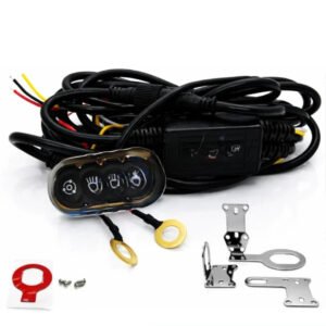 HJG 3 Pin Wireless Premium Copper Wiring Harness Kit with Remote Switch