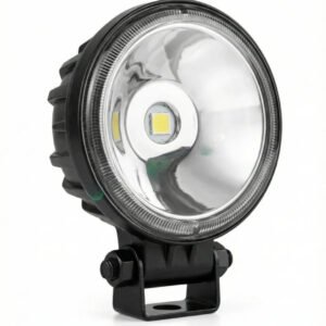 HJG W12 Classic 3 Inch Round LED Foglight with White and Amber DRL
