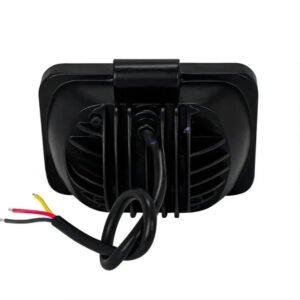 HJG W11 Classic 4x5 inch square LED fog light with white and amber DRL