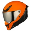 Korda Icon Duo Helmet Orange full-face dual visor safety helmet