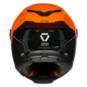 Korda Icon Duo Helmet Orange full-face dual visor safety helmet