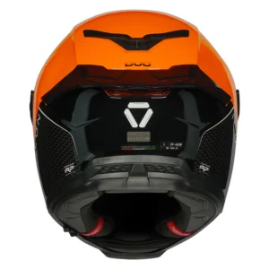 Korda Icon Duo Helmet Orange full-face dual visor safety helmet