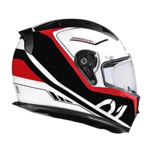 Royal Enfield Mettle Full Face Helmet White with high impact PC-ABS shell