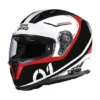 Royal Enfield Mettle Full Face Helmet White with high impact PC-ABS shell