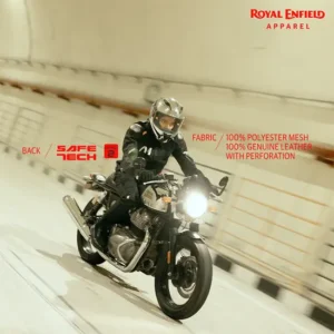 Royal Enfield Phoenix Riding Jacket Black with CE Level 2 armor and titanium shoulder sliders