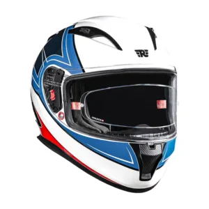 Royal Enfield SpeedX Full Face Helmet Blue with full face protection and durable thermoplastic shell