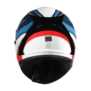 Royal Enfield SpeedX Full Face Helmet Blue with full face protection and durable thermoplastic shell