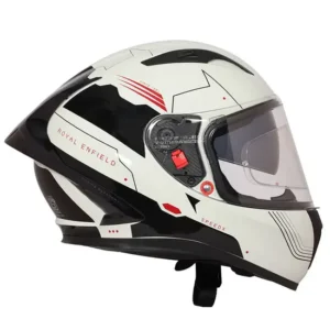 Royal Enfield SpeedX Full Face Blitz Helmet Off White ABS Shell