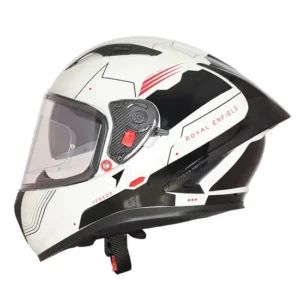 Royal Enfield SpeedX Full Face Blitz Helmet Off White ABS Shell