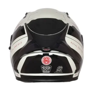 Royal Enfield SpeedX Full Face Blitz Helmet Off White ABS Shell