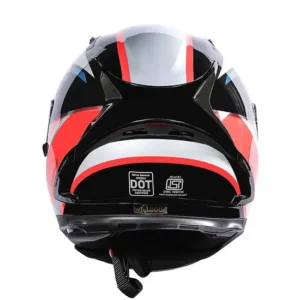 Royal Enfield SpeedX Full Face Helmet Red ISI DOT Certified Helmet