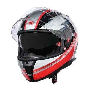 Royal Enfield SpeedX Full Face Helmet Red ISI DOT Certified Helmet