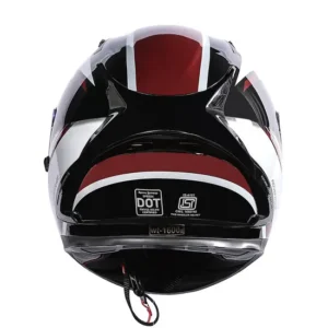Royal Enfield SpeedX Full Face Helmet Maroon with ISI and DOT certification