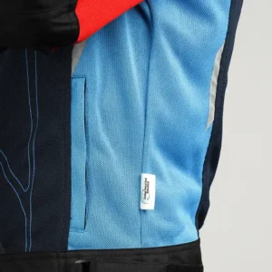 Royal Enfield Streetwind Eco 2 Riding Jacket Navy with CE Level 2 armour