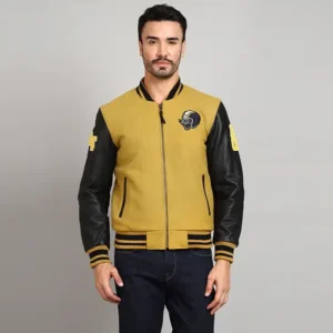 Royal Enfield Varsity Riding Jacket Yellow with CE Level 2 Protectors for Riders