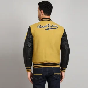 Royal Enfield Varsity Riding Jacket Yellow with CE Level 2 Protectors for Riders