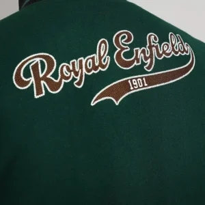 Royal Enfield Varsity Riding Jacket Green – Premium Motorcycle Jacket with CE Level 2 Protection