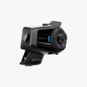 SENA 10C EVO motorcycle Bluetooth camera communication system with 4K recording and HD speakers