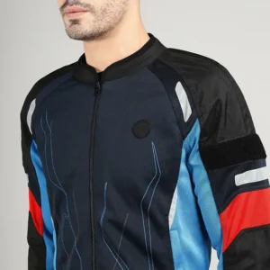 Royal Enfield Streetwind Eco 2 Riding Jacket Navy Blue with CE Level 2 protection