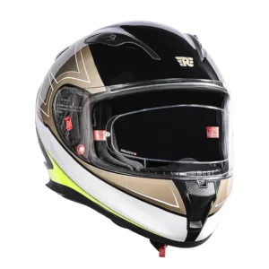 Royal Enfield SpeedX Full Face Helmet Gold with ISI and DOT certification