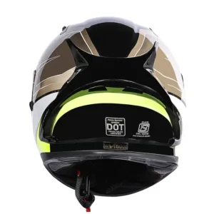 Royal Enfield SpeedX Full Face Helmet Gold with ISI and DOT certification