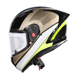 Royal Enfield SpeedX Full Face Helmet Gold with ISI and DOT certification