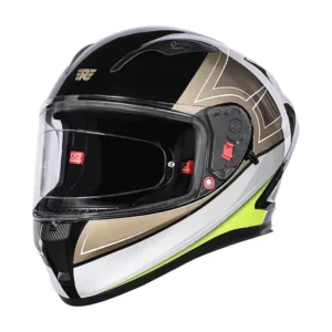 Royal Enfield SpeedX Full Face Helmet Gold with ISI and DOT certification