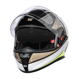 Royal Enfield SpeedX Full Face Helmet Gold with ISI and DOT certification