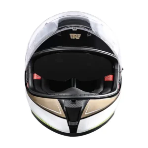 Royal Enfield SpeedX Full Face Helmet Gold with ISI and DOT certification