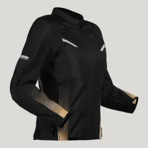 Royal Enfield Tourer Women’s Riding Jacket Golden with CE Level 2 armour and breathable mesh design