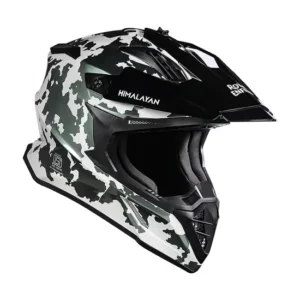 Royal Enfield Optimus Motocross Helmet Camo with adjustable peak and high ventilation