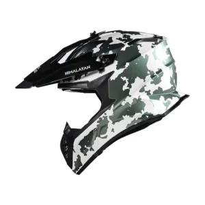 Royal Enfield Optimus Motocross Helmet Camo with adjustable peak and high ventilation