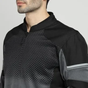 Royal Enfield High Street Eco Riding Jacket Light Grey with CE armor and breathable mesh design