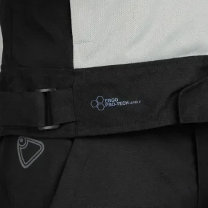 Royal Enfield High Street Eco Riding Jacket Light Grey with CE armor and breathable mesh design