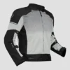 Royal Enfield High Street Eco Riding Jacket Light Grey with CE armor and breathable mesh design