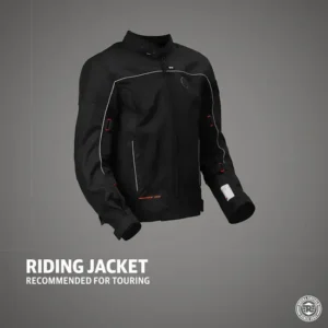 Royal Enfield Explorer V4 Pro Riding Jacket Black with CE Level 2 armour