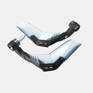 Hand Protector Premium universal motorcycle hand guard installed on bike