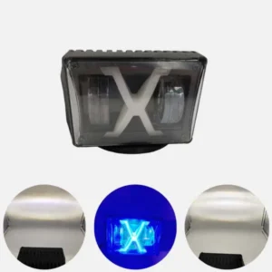 X-Type LED Fog Light with X Design Low Beam and High Beam Waterproof Construction