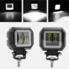 2 LED square and round fog light with 20W CREE LED and waterproof design