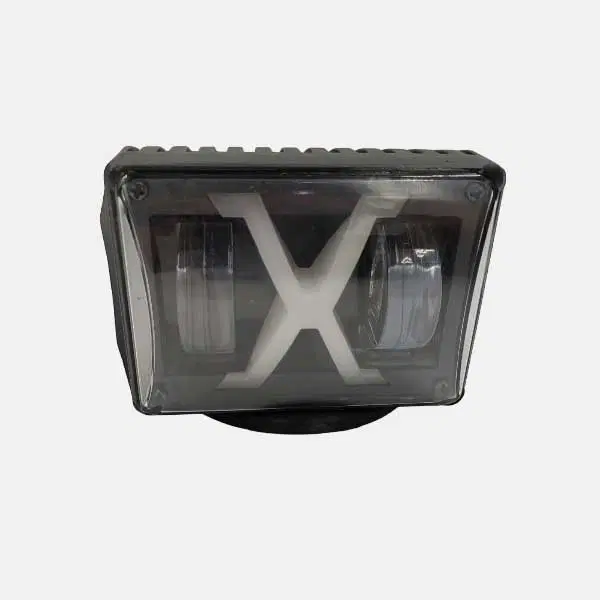 X-Type LED Fog Light with X Design Low Beam and High Beam Waterproof Construction