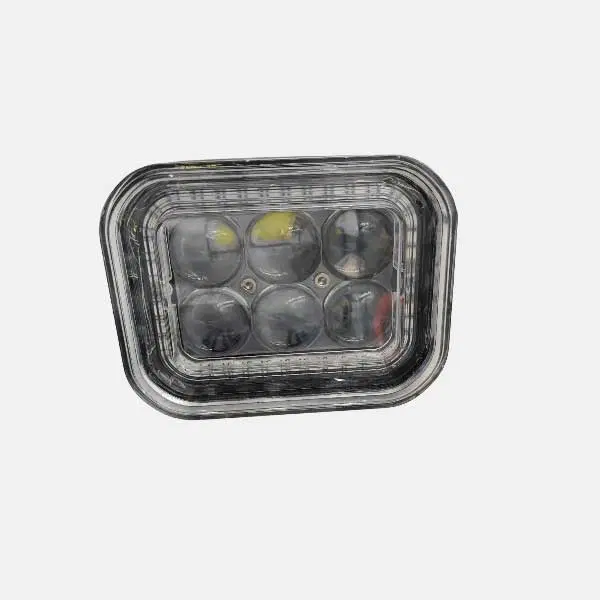 6 LED Fog Light with Flashing Blue White Waterproof Bike Light