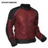 Royal Enfield Streetwind V2 Riding Jacket Shell Red lightweight mesh riding jacket